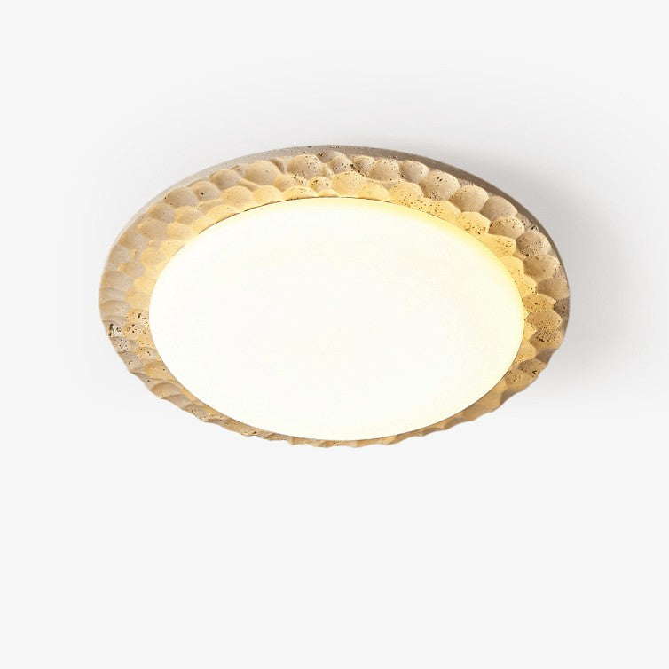 Travara Stone Halo Ceiling Light