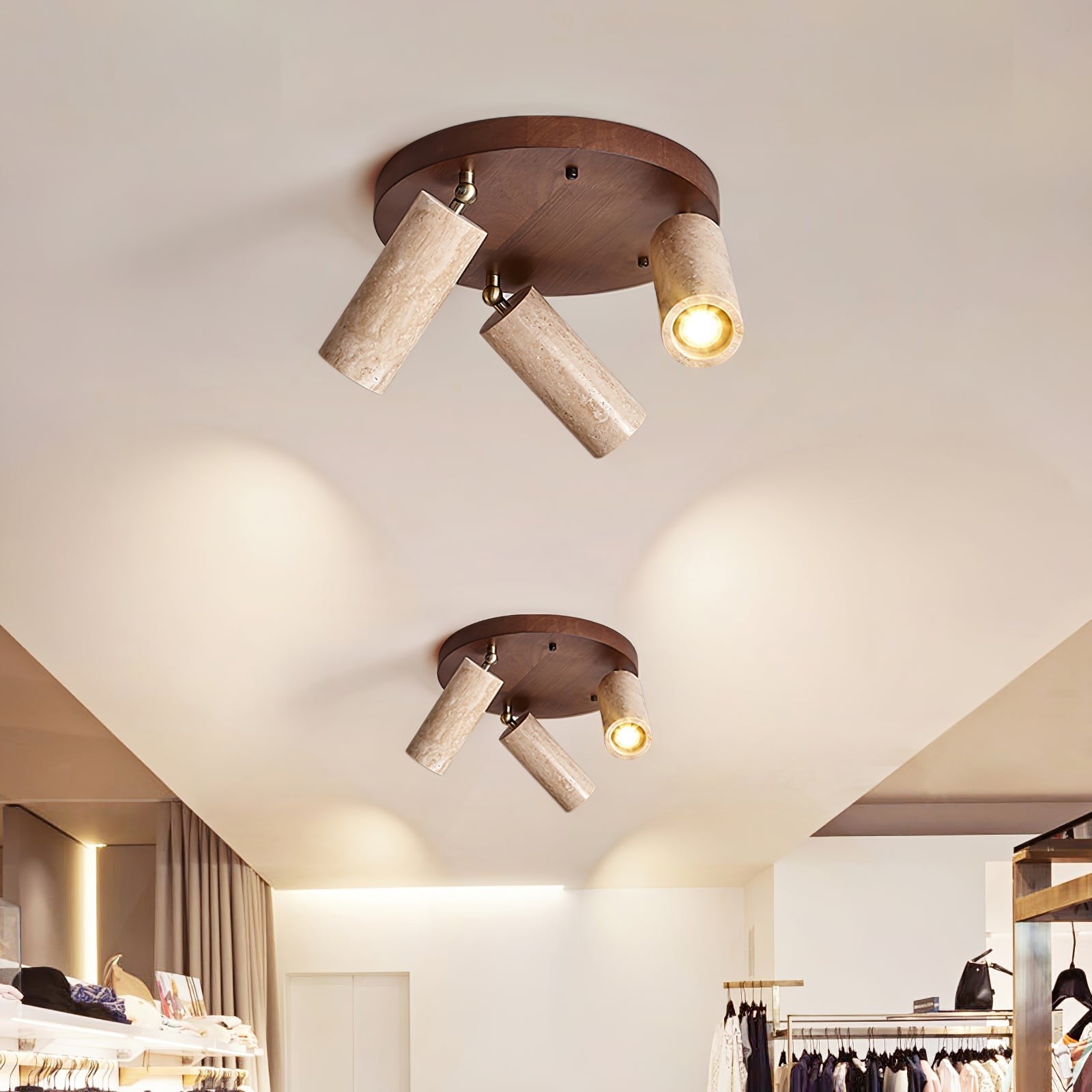 Travera Stone Beam Ceiling Spotlight