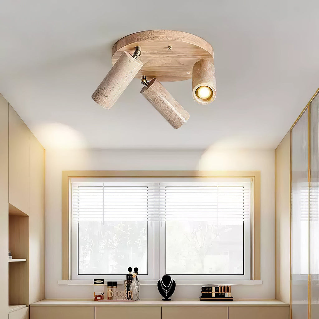 Travera Stone Beam Ceiling Spotlight