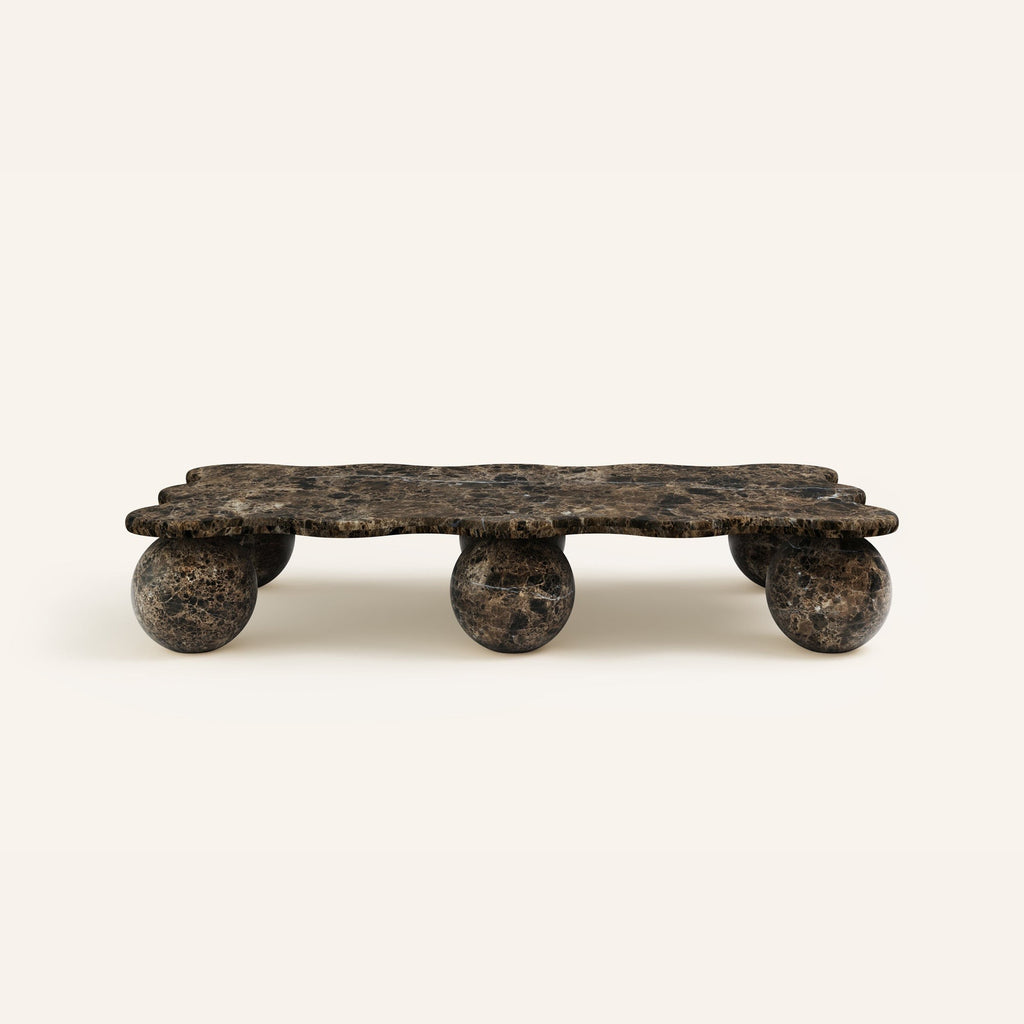 Travora Sculptural Stone Coffee Table