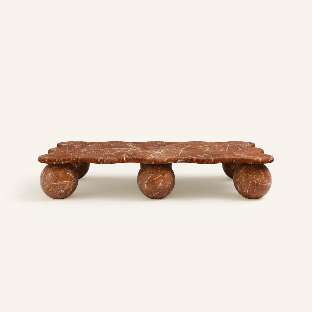 Travora Sculptural Stone Coffee Table