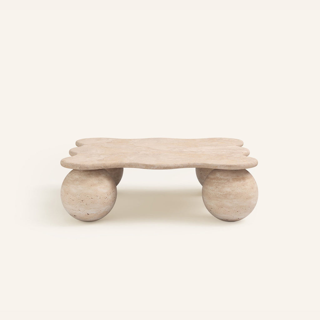 Travora Sculptural Stone Coffee Table