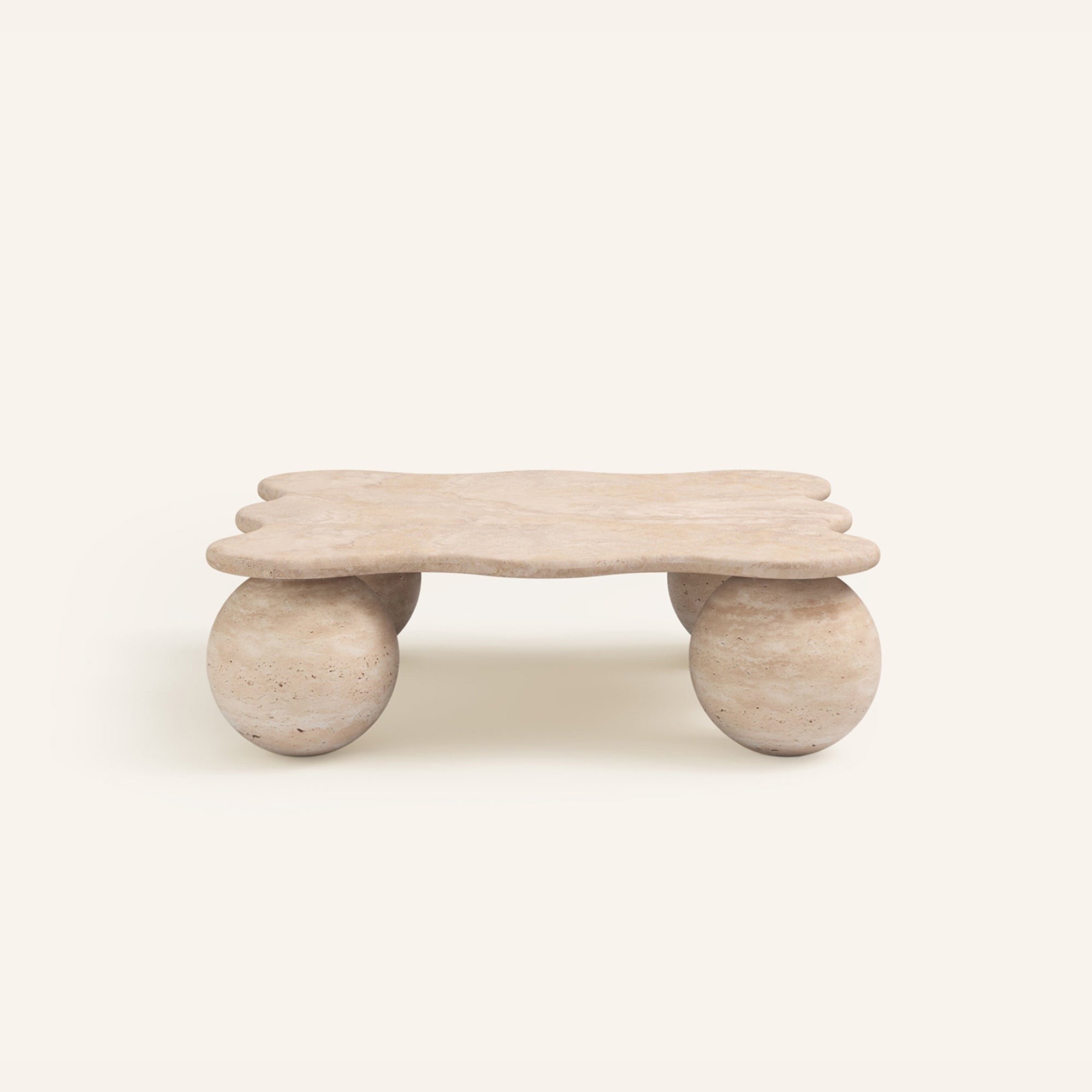 Travora Sculptural Stone Coffee Table