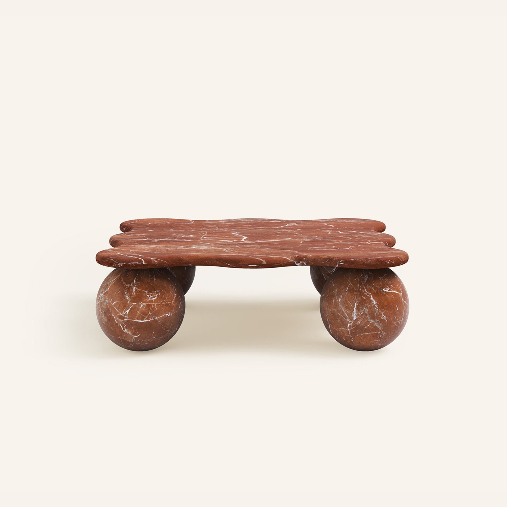 Travora Sculptural Stone Coffee Table