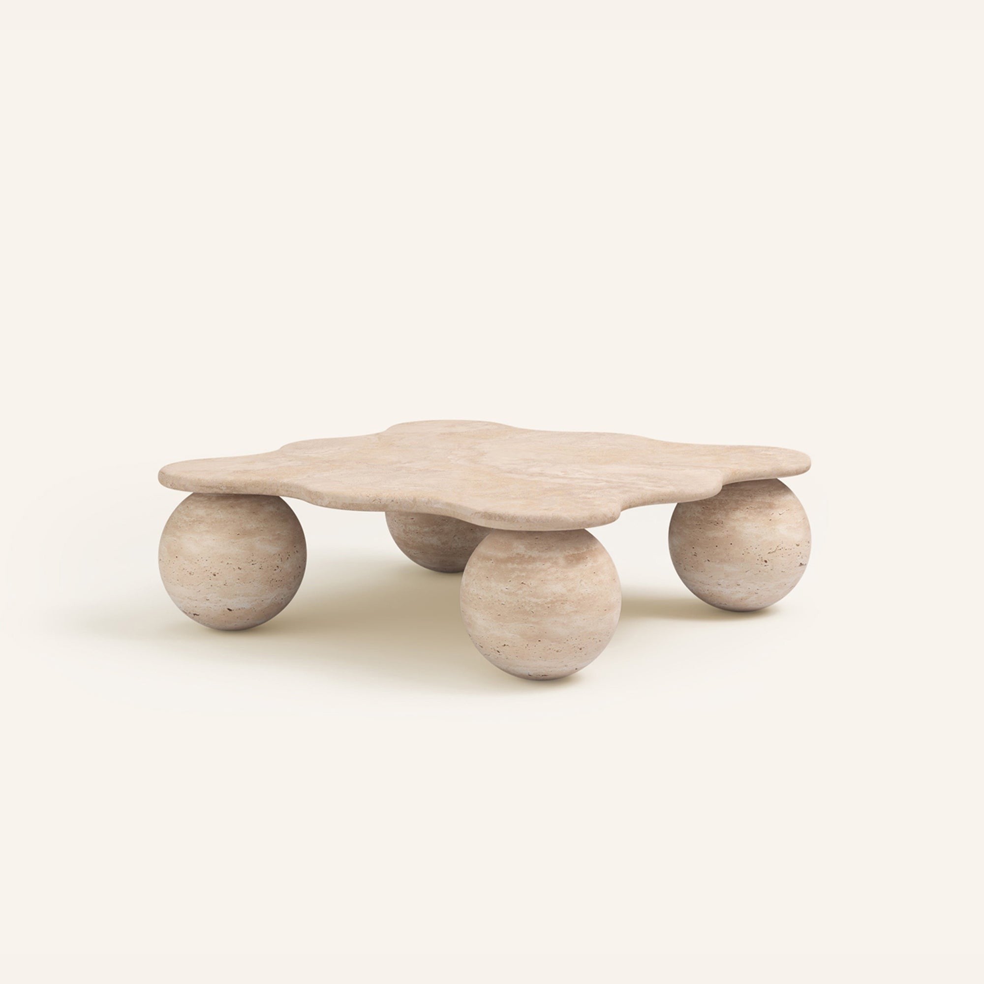 Travora Sculptural Stone Coffee Table
