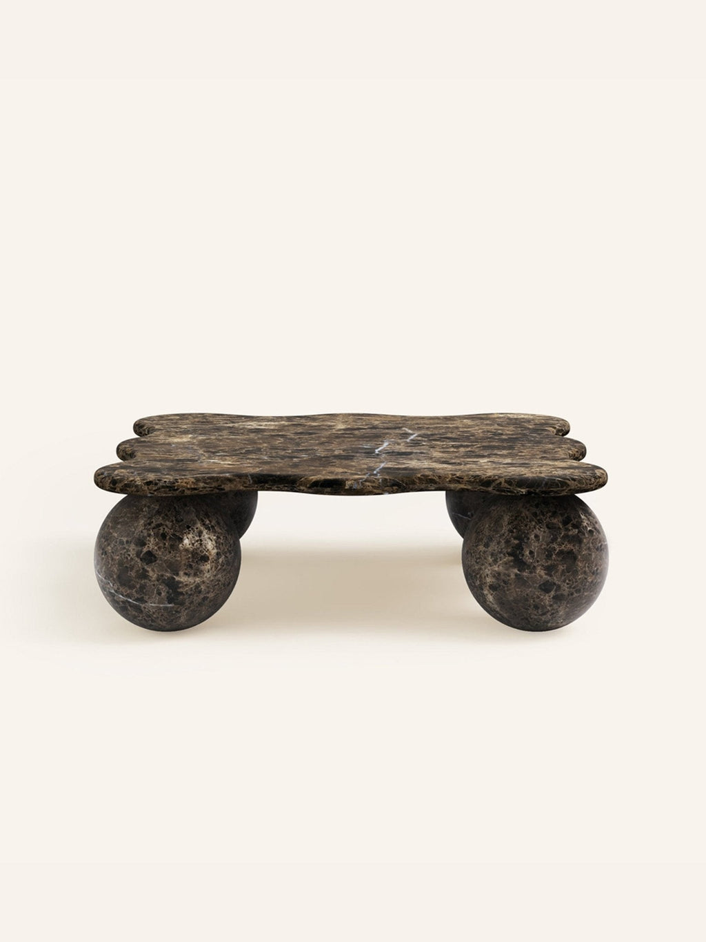 Travora Sculptural Stone Coffee Table