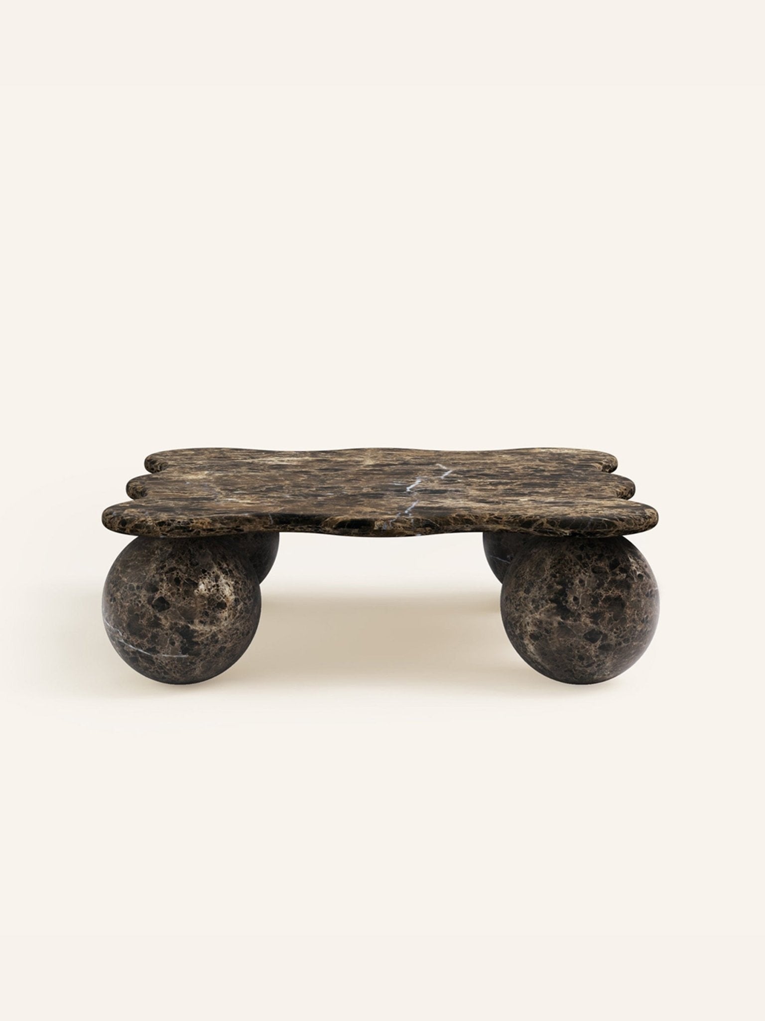 Travora Sculptural Stone Coffee Table