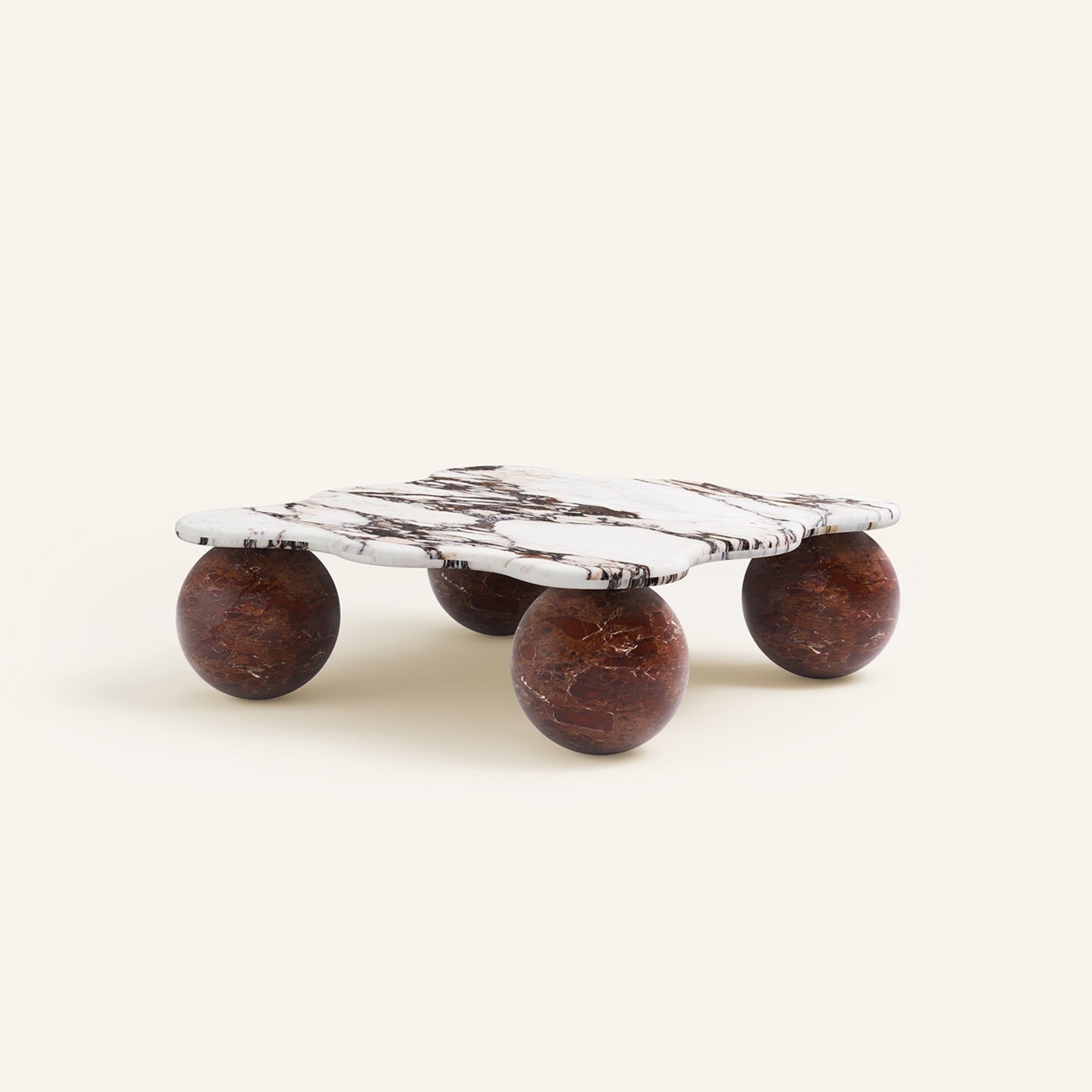 Travora Sculptural Stone Coffee Table