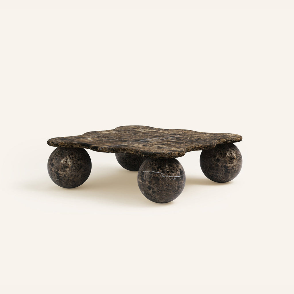Travora Sculptural Stone Coffee Table