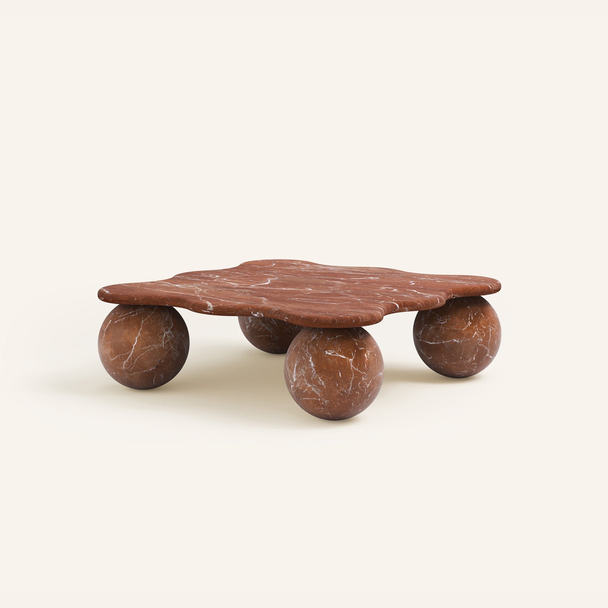 Travora Sculptural Stone Coffee Table
