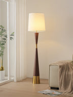 Valcero Wood Grain Floor Lamp