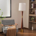 Valcero Wood Grain Floor Lamp