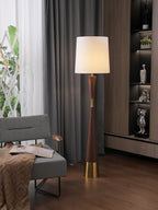 Valcero Wood Grain Floor Lamp
