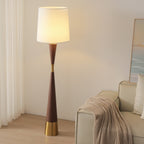 Valcero Wood Grain Floor Lamp