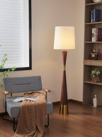 Valcero Wood Grain Floor Lamp