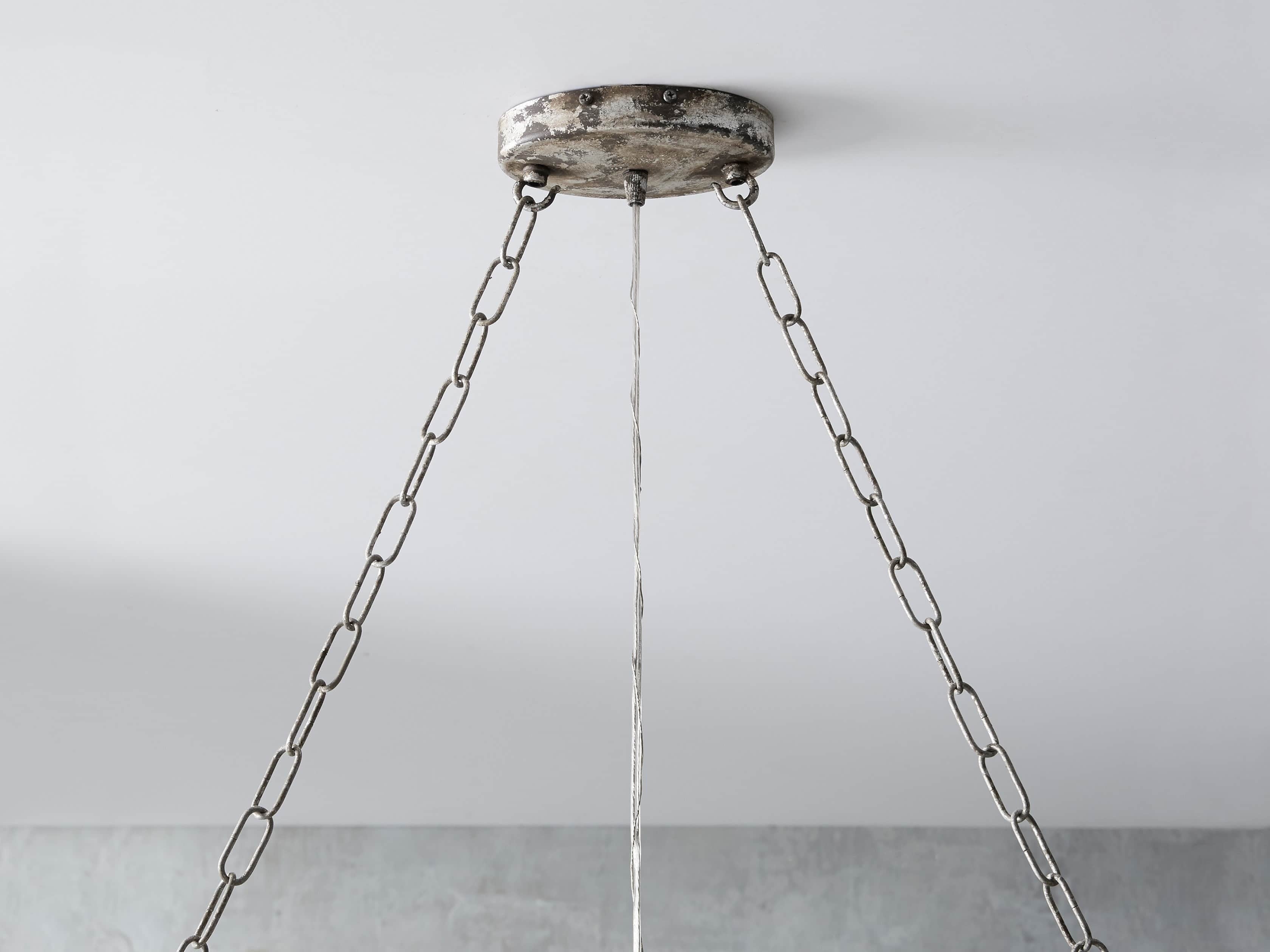 Valcrest Crystal Cage Rectangular Chandelier