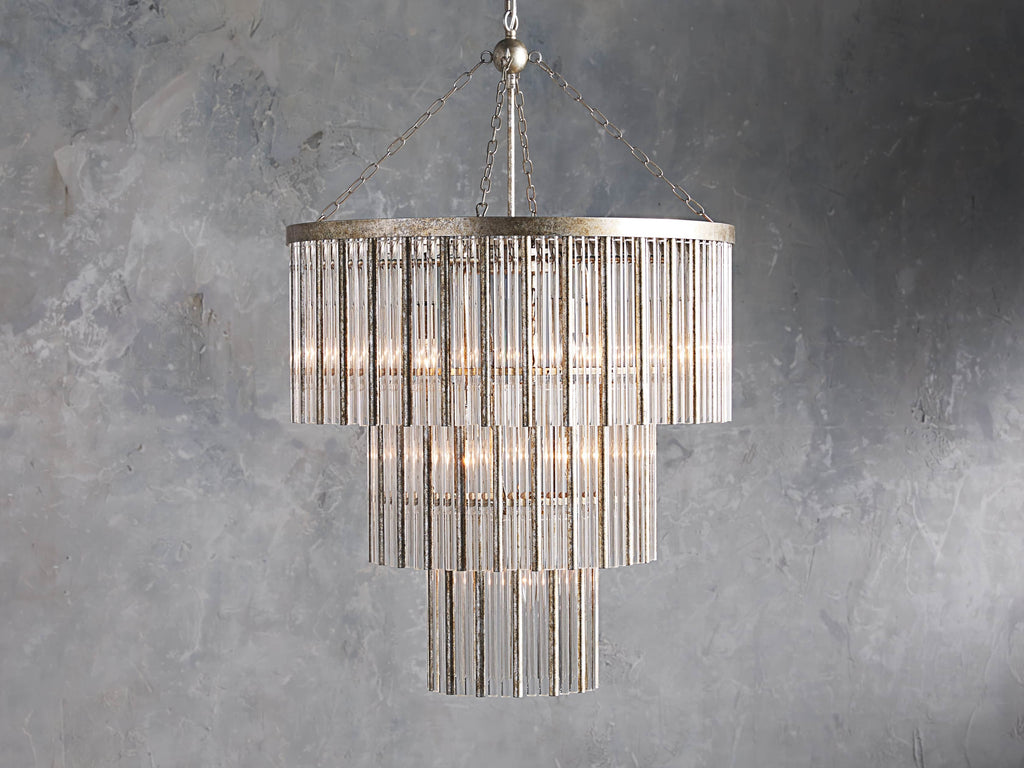 Valdoria Grand Crystal Tiered Chandelier