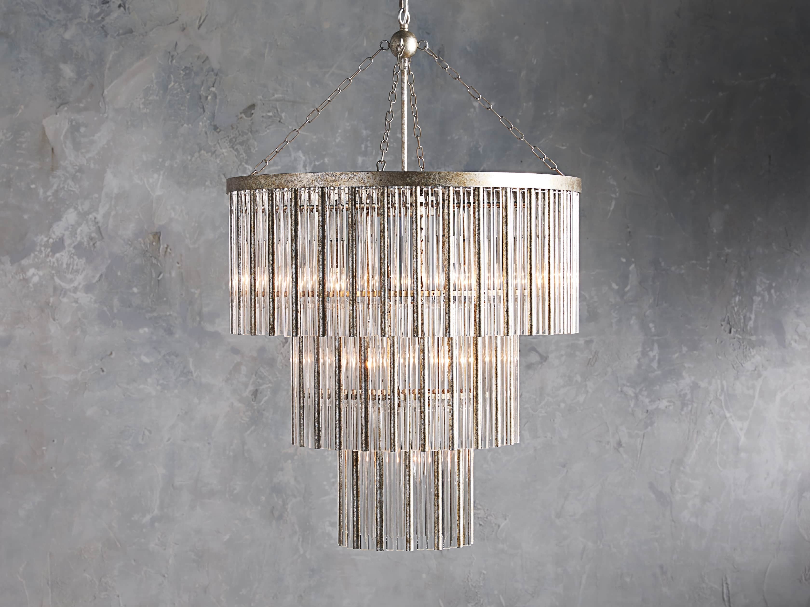 Valdoria Grand Crystal Tiered Chandelier
