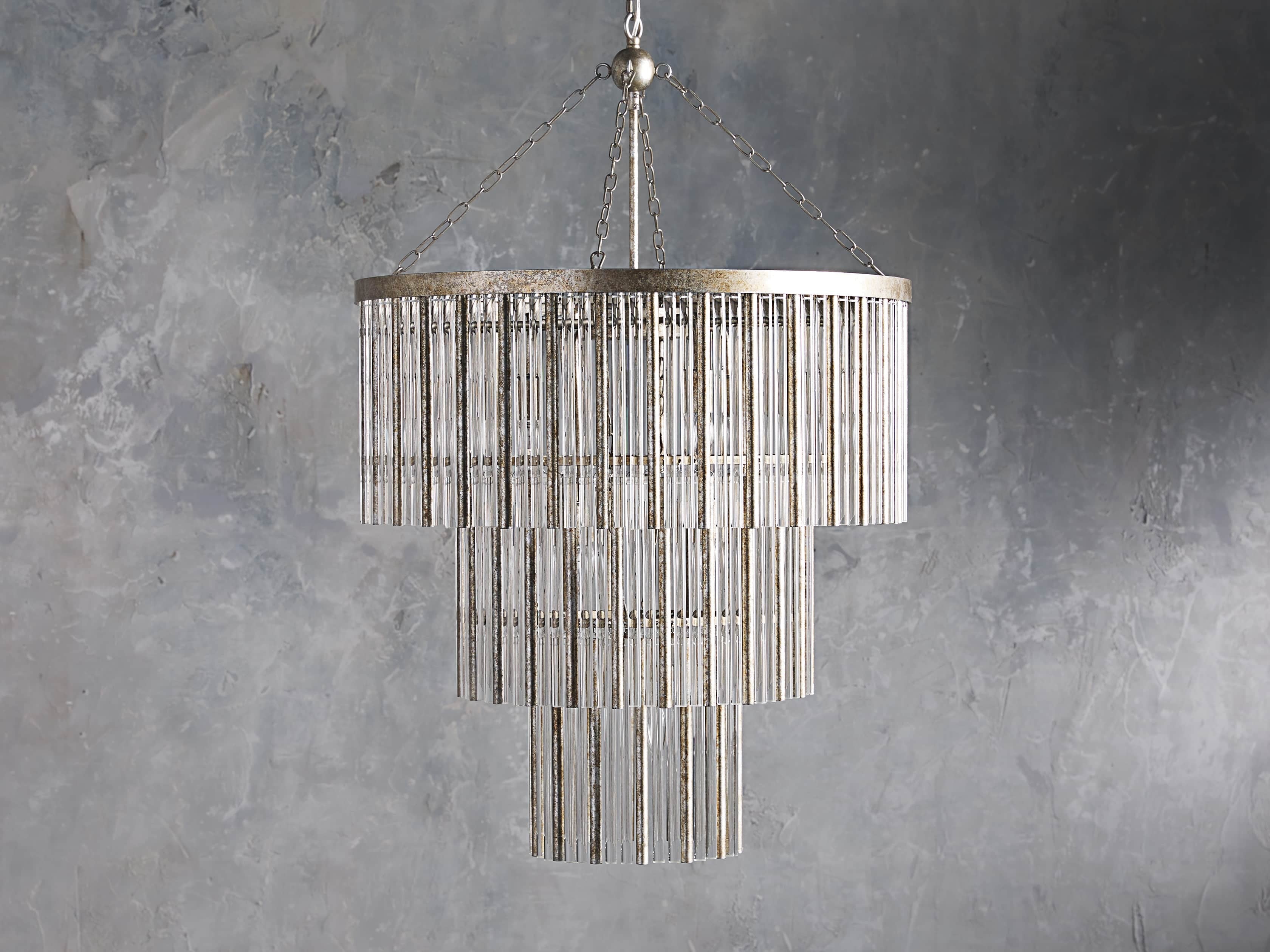 Valdoria Grand Crystal Tiered Chandelier