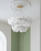Valery Glass Petal Chandelier