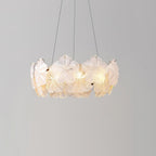 Valery Glass Petal Chandelier