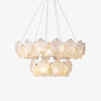 Valery Glass Petal Chandelier