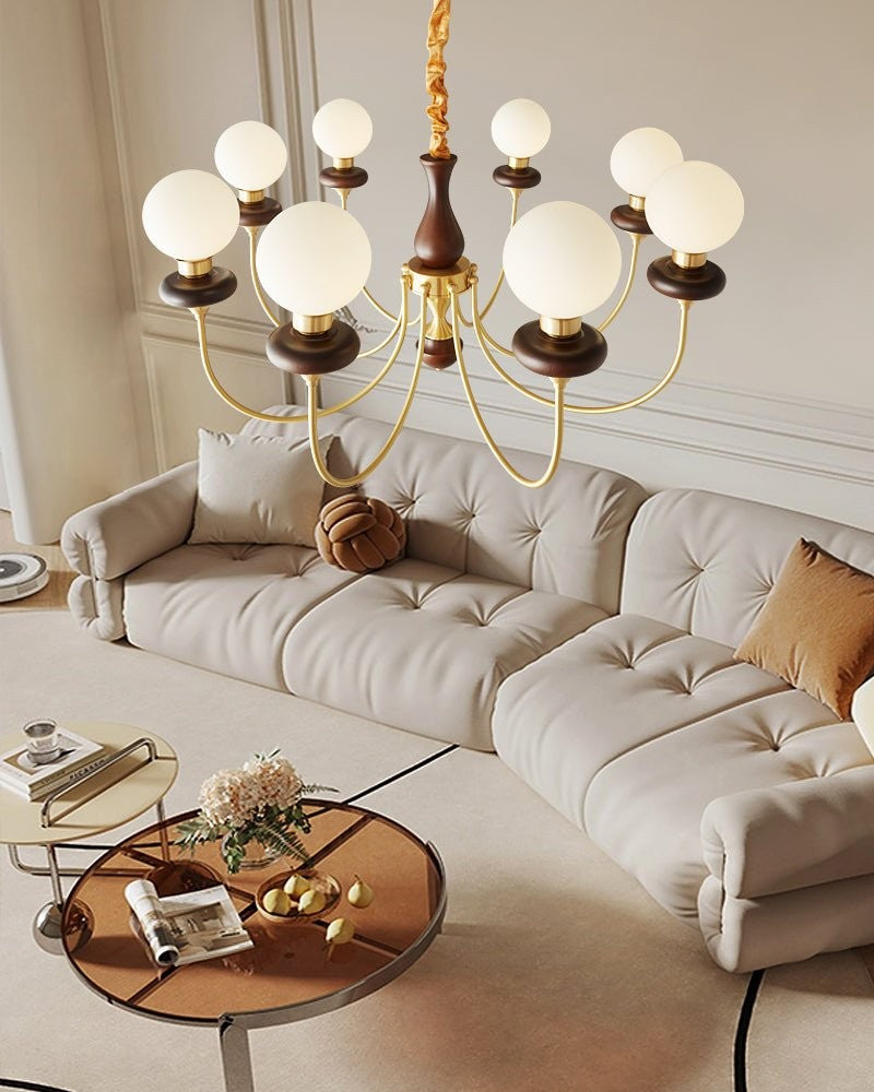 Valmont Arc Glass Chandelier