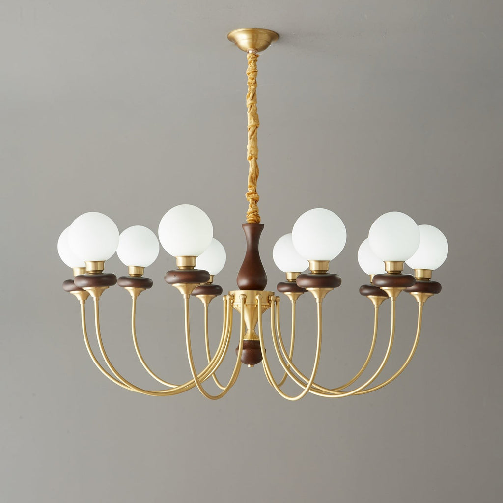 Valmont Arc Glass Chandelier