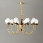 Valmont Arc Glass Chandelier