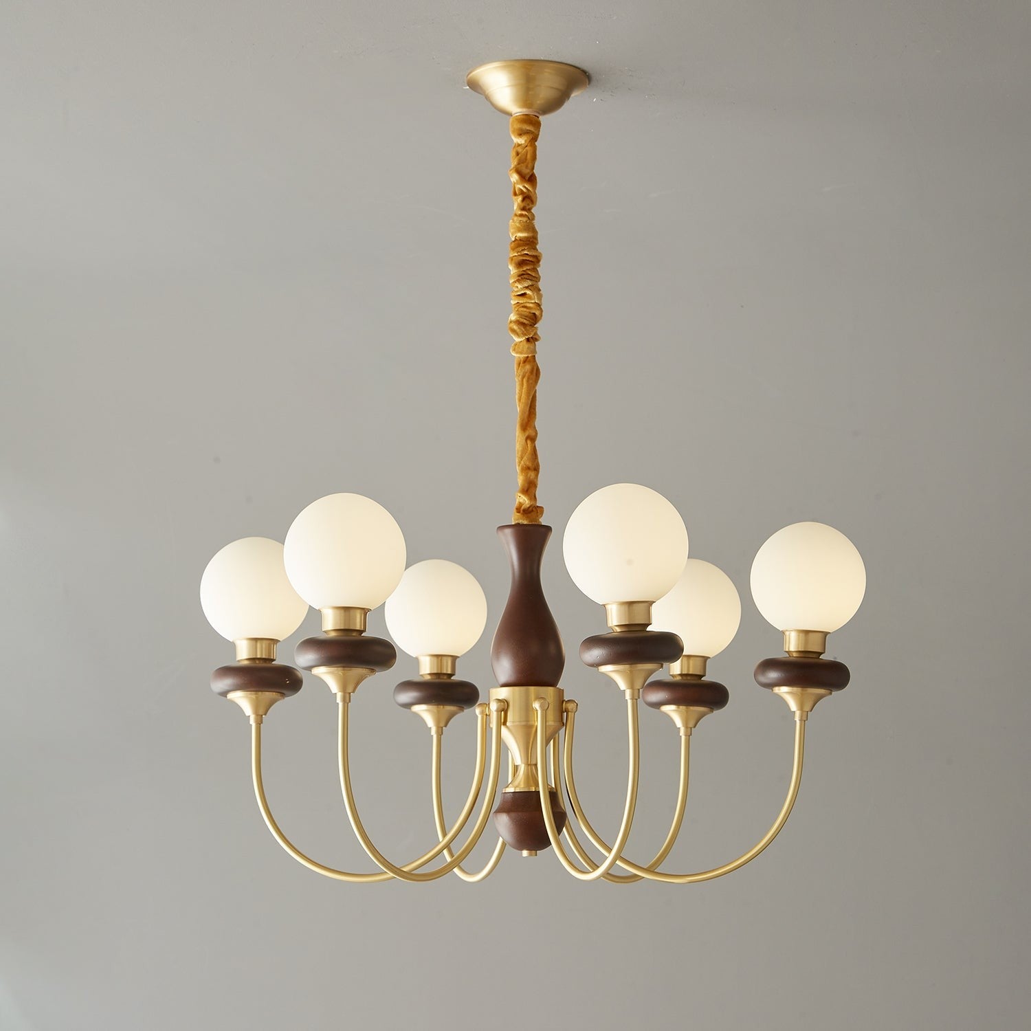 Valmont Arc Glass Chandelier