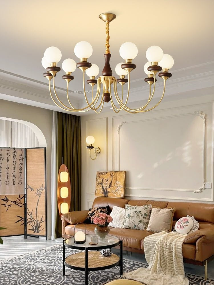 Valmont Arc Glass Chandelier