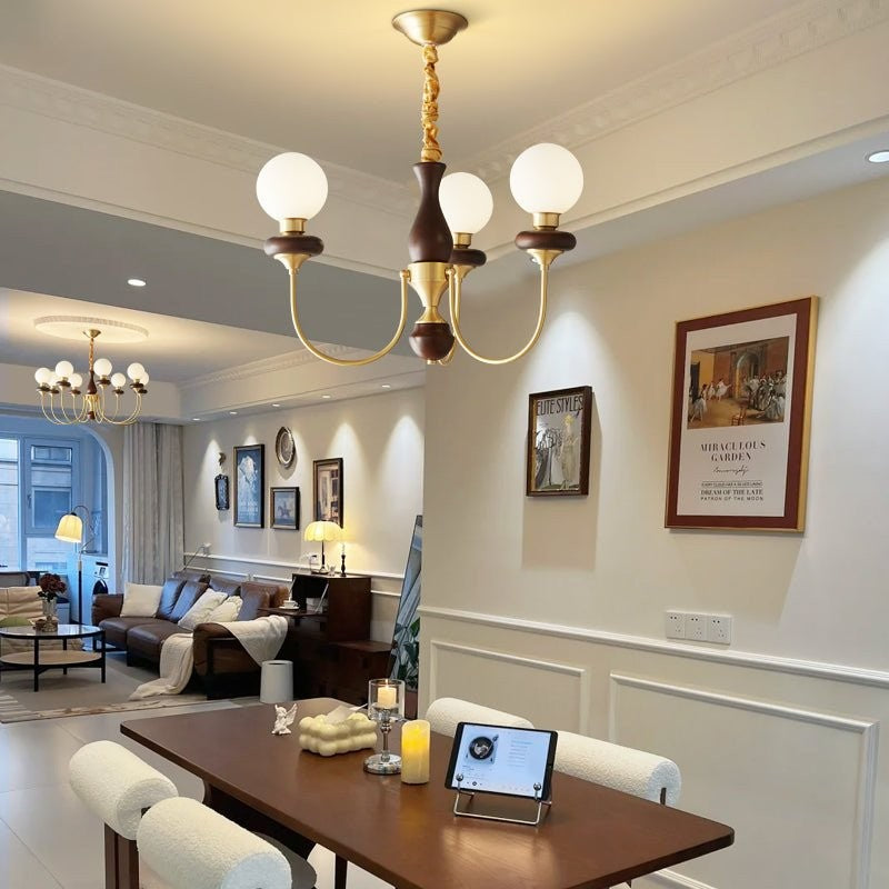 Valmont Arc Glass Chandelier