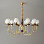 Valmont Arc Glass Chandelier