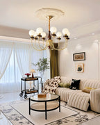 Valmont Arc Glass Chandelier