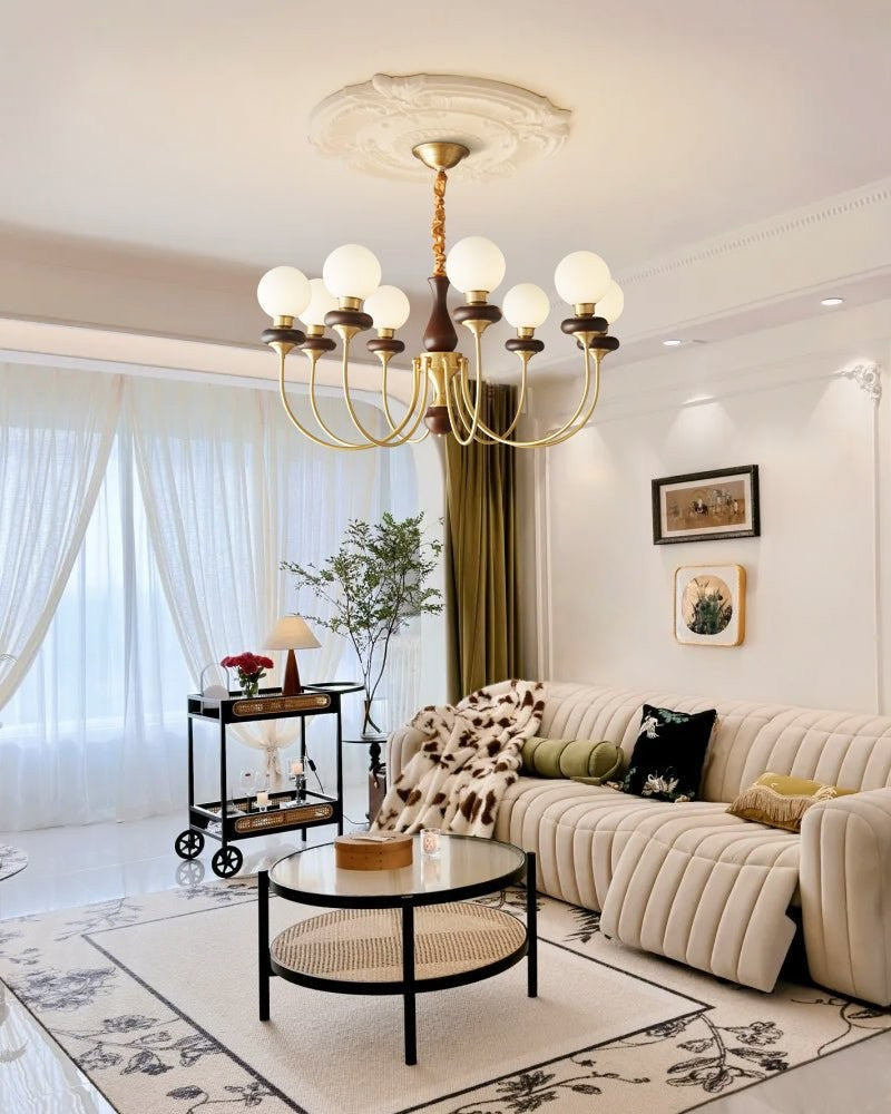 Valmont Arc Glass Chandelier