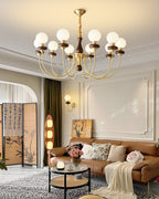 Valmont Arc Glass Chandelier