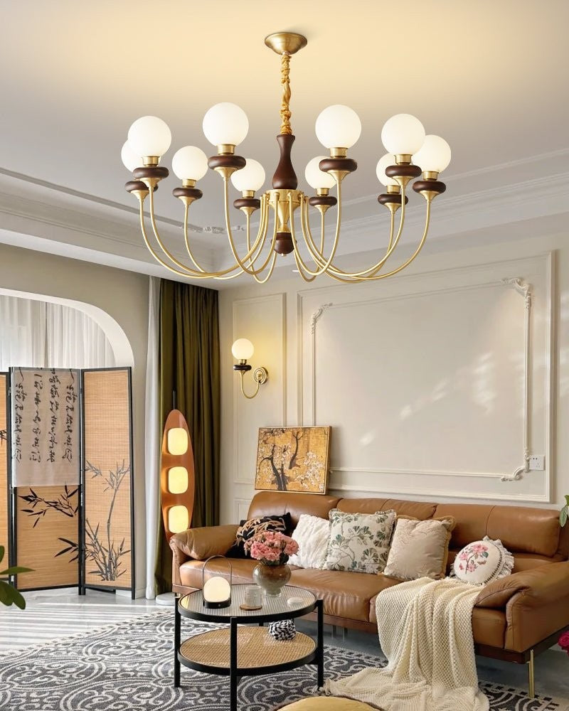 Valmont Arc Glass Chandelier