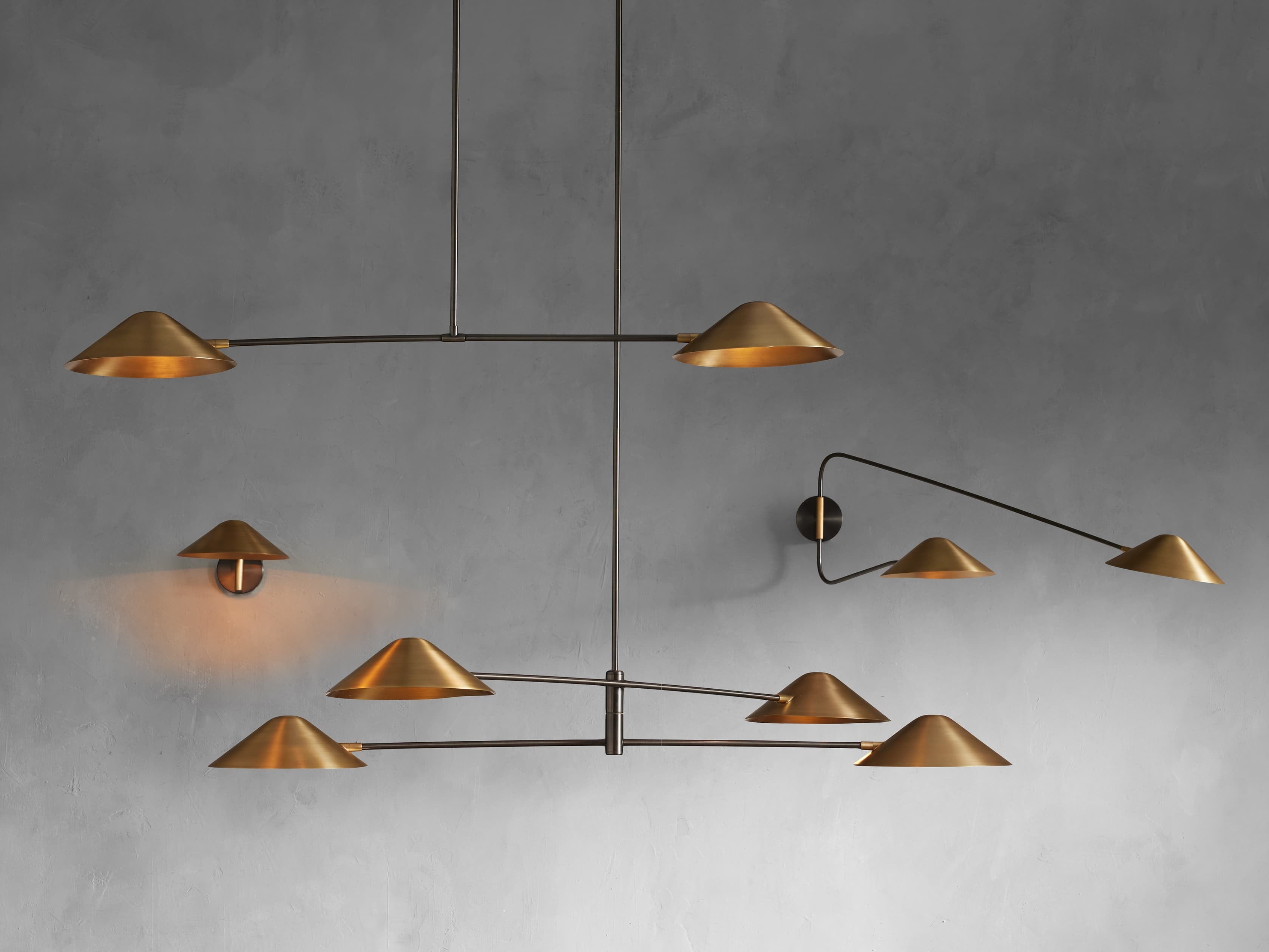 Vantor Pivot Arm Statement Chandelier