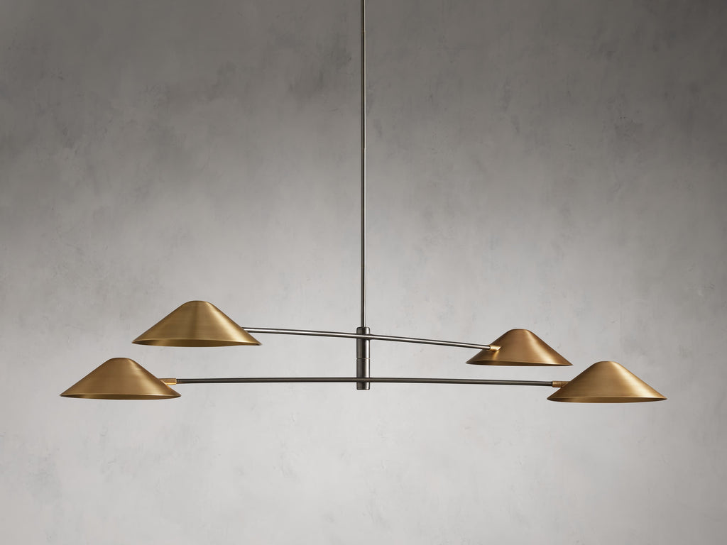Vantor Pivot Arm Statement Chandelier