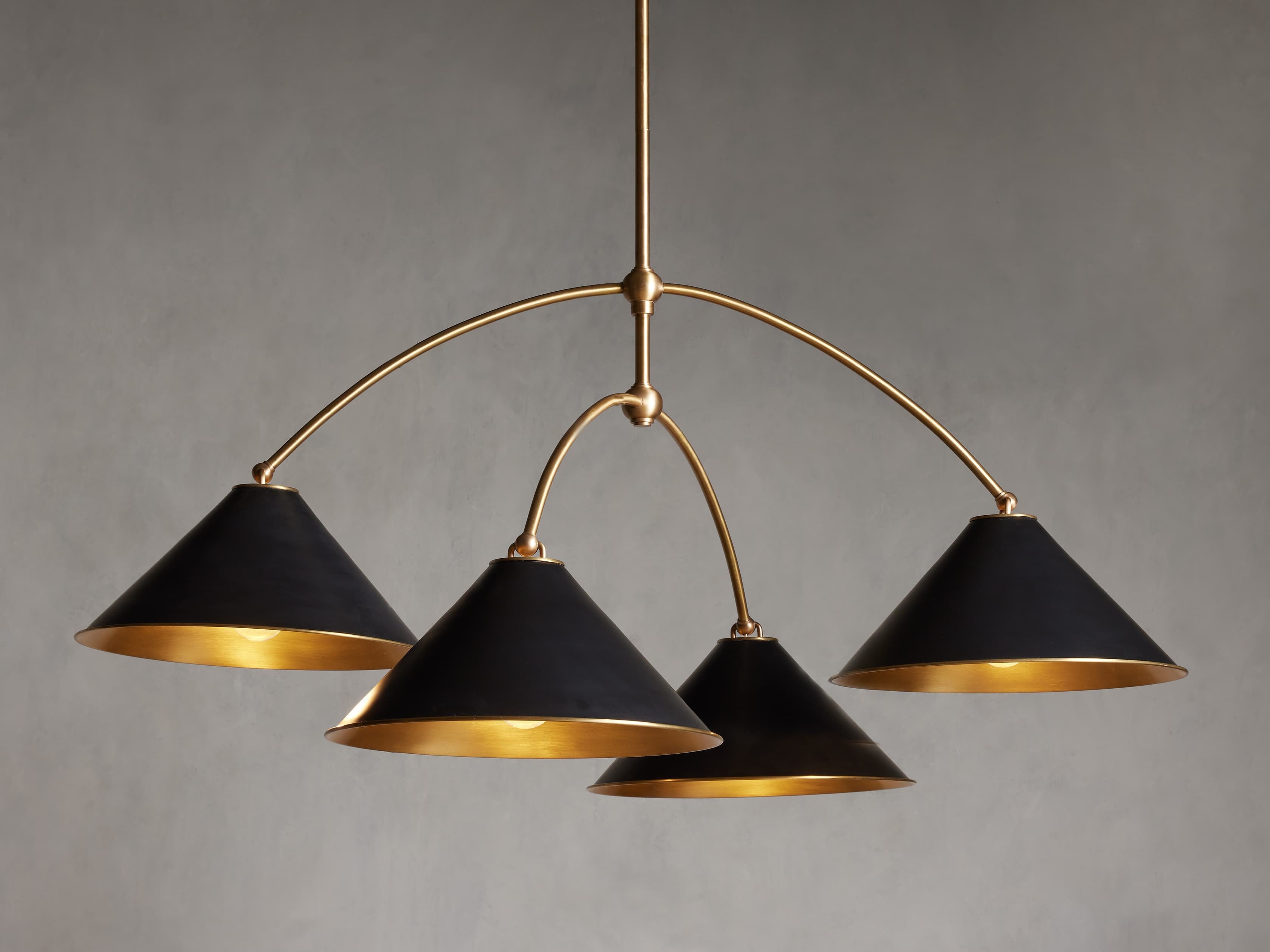 Velmont Cone Shade Round Chandelier