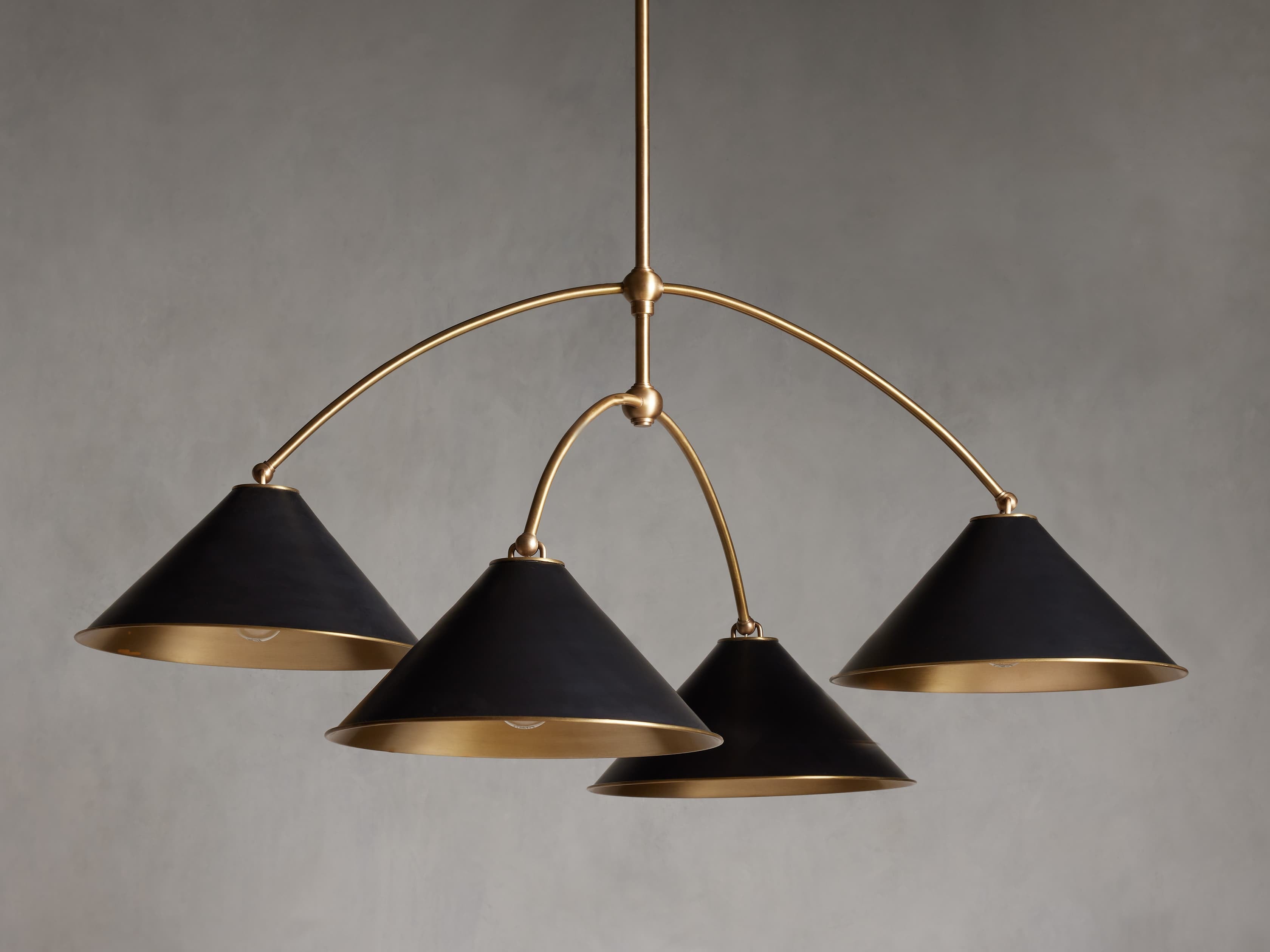 Velmont Cone Shade Round Chandelier