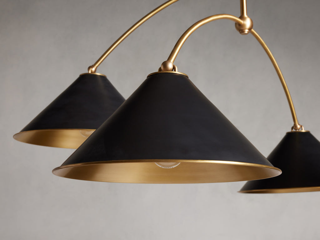 Velmont Cone Shade Round Chandelier