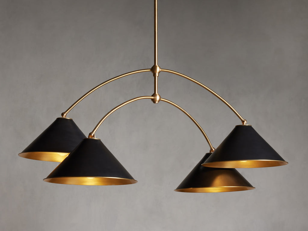 Velmont Cone Shade Round Chandelier