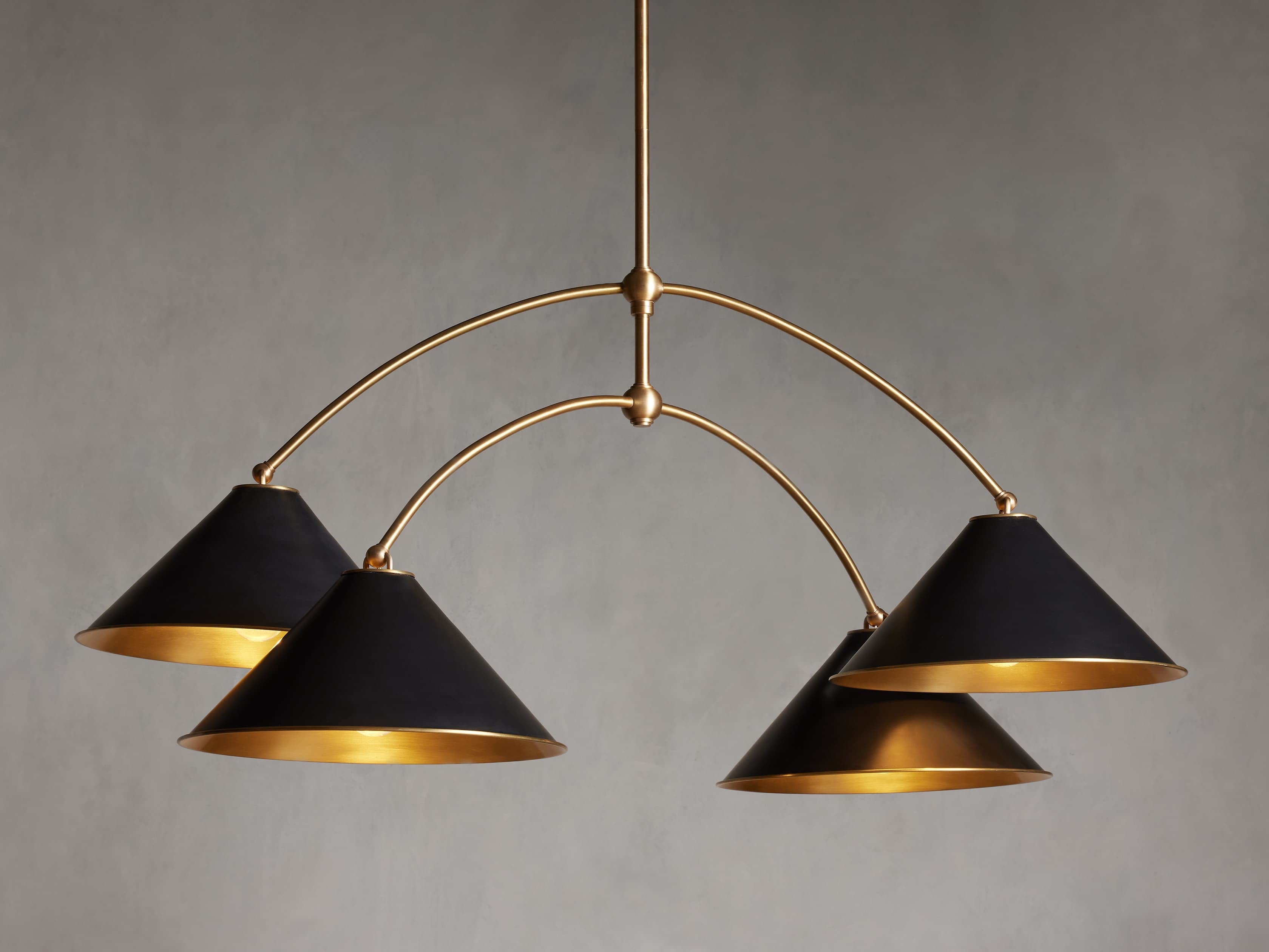 Velmont Cone Shade Round Chandelier