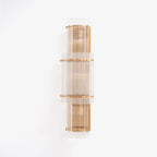 Velmora Glass Column Wall Sconce