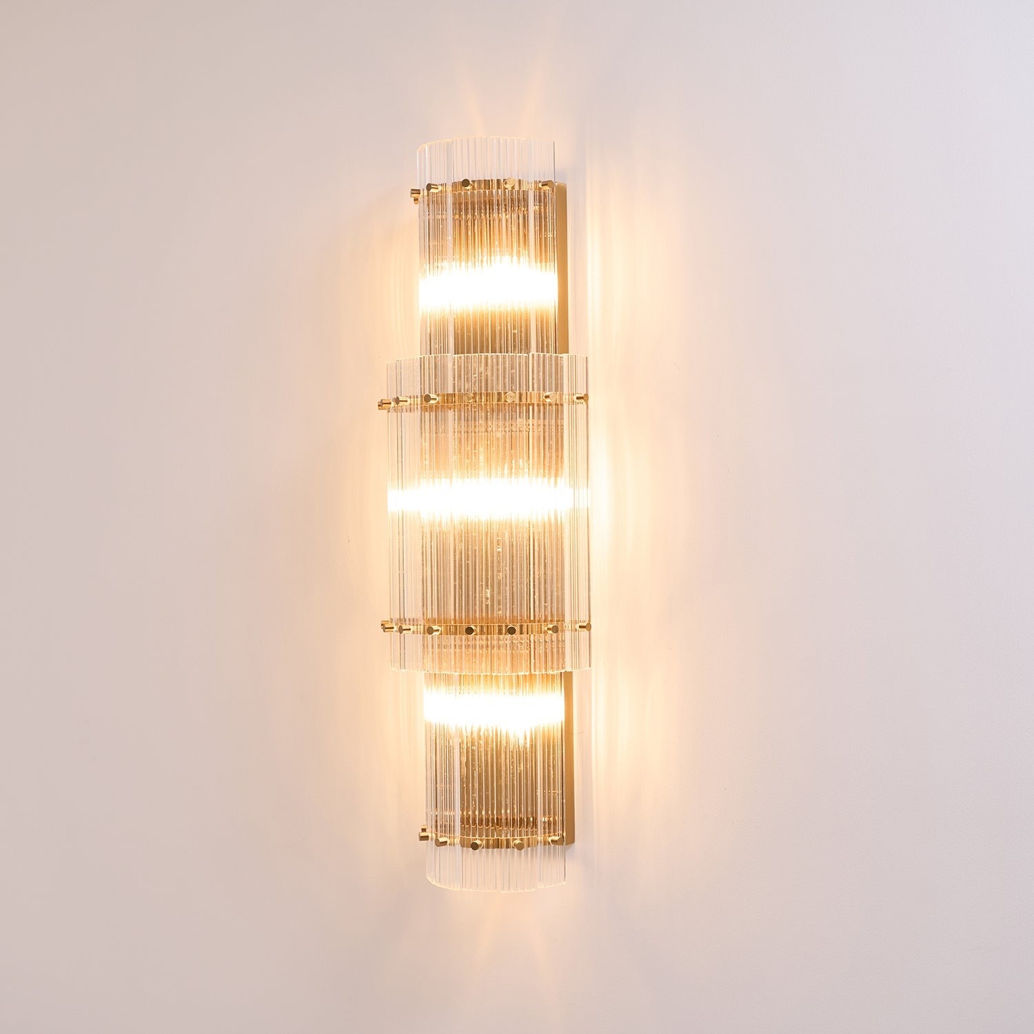 Velmora Glass Column Wall Sconce