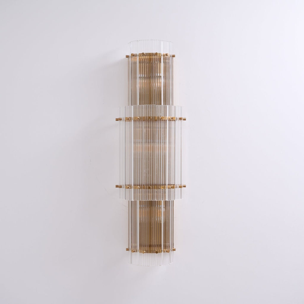Velmora Glass Column Wall Sconce