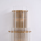Velmora Glass Column Wall Sconce
