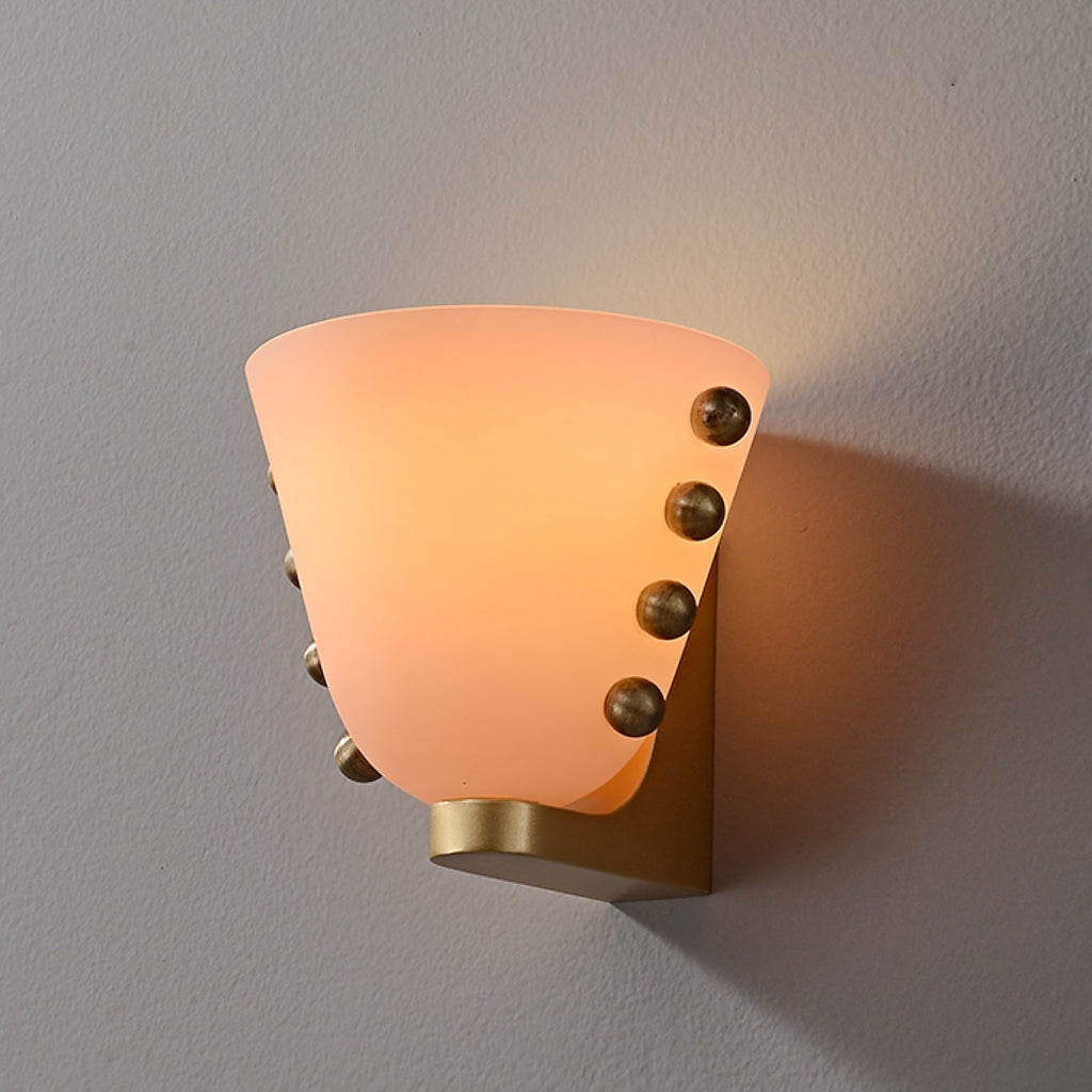Velora Glass Orb Wall Sconce