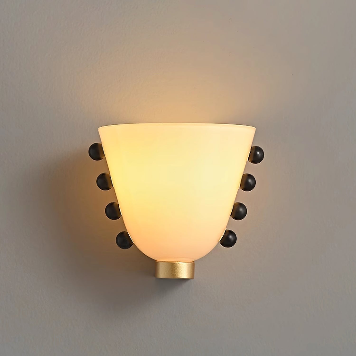 Velora Glass Orb Wall Sconce
